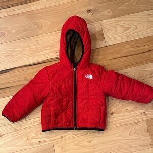The North Face Cherry Red Puffer Jacket